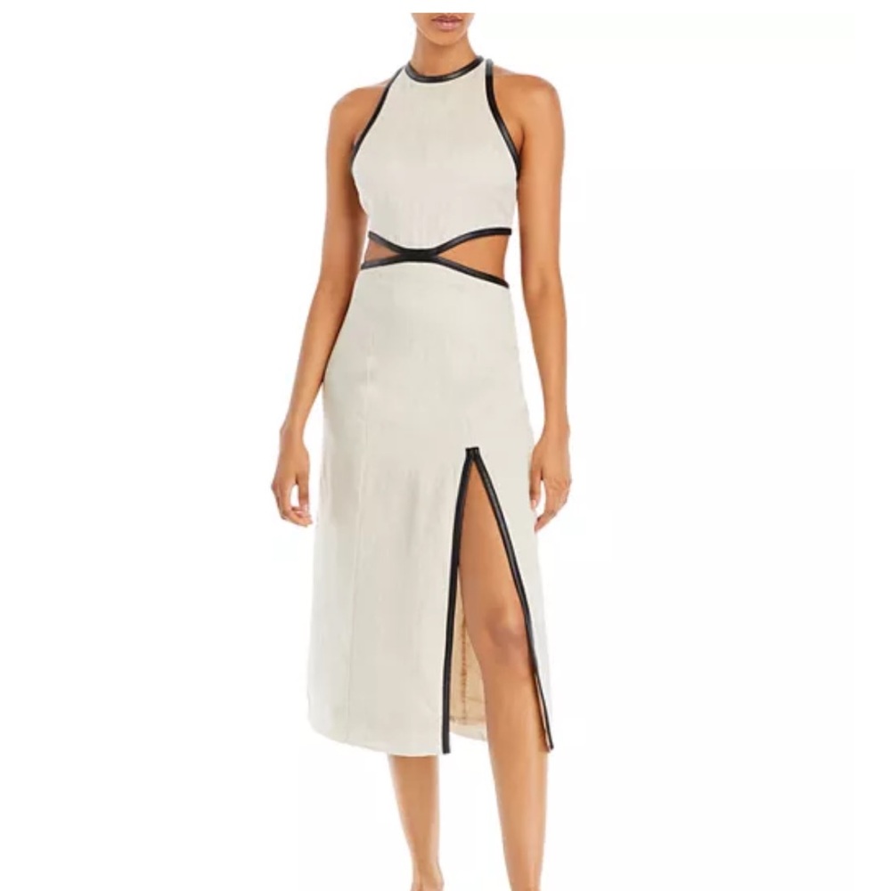 Staud Delmore Cutout Midi Dress size 4